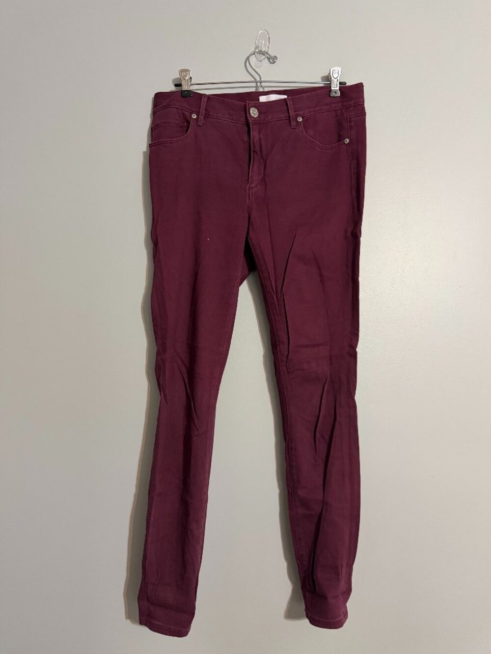 LOFT Legging Jeans | Size 28 | Maroon